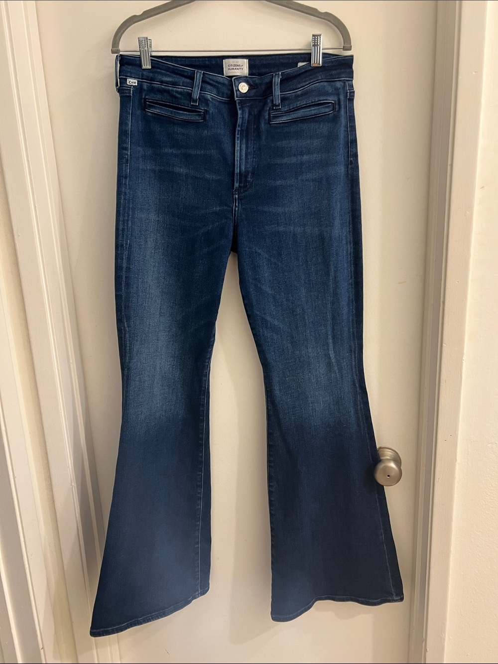 Citizens Of Humanity Navy Flare Jeans
